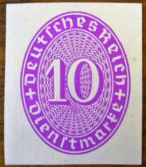 Deutsches Reich Dienst Mi Nr. 125 XU tadellos postfrisch, geprüft, 850.-