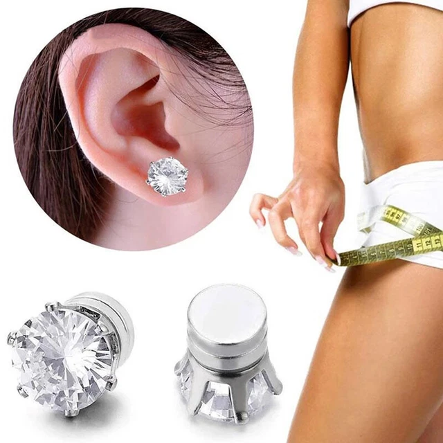 8 cm Lymphactive Mag Studs Magnetischer Lymph-Detox-Ohrring zum Abneh ZF