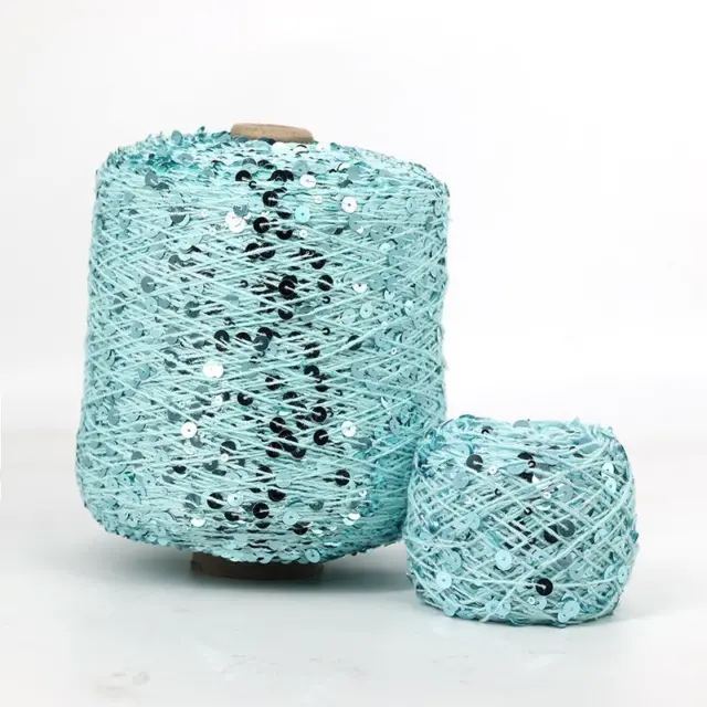 50 g 110 m langes Nerzgarn Pailletten DIY Strickpullover Crochet Yarn Knitting