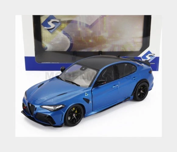 SOLIDO 1806906 Alfa Romeo Giulia GTA 2022 Anodised Blue Metal 1/18
