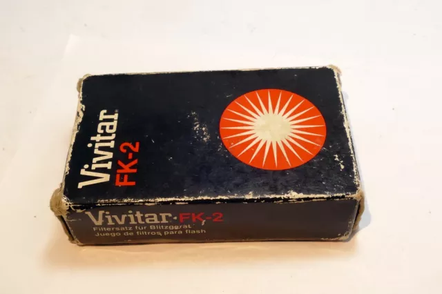 Vivitar FK-2 Flash Filter Kit for 285 color set of six