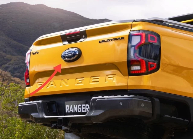 GENUINE FORD RANGER Next-Gen REAR TAILGATE LOGO / NAME PLATE ...