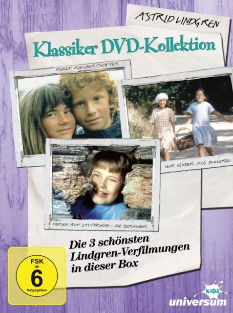 Astrid Lindgren Klassiker-Kollektion - Saltkrokan - u.a. (Amaray) - 3 DVD Box