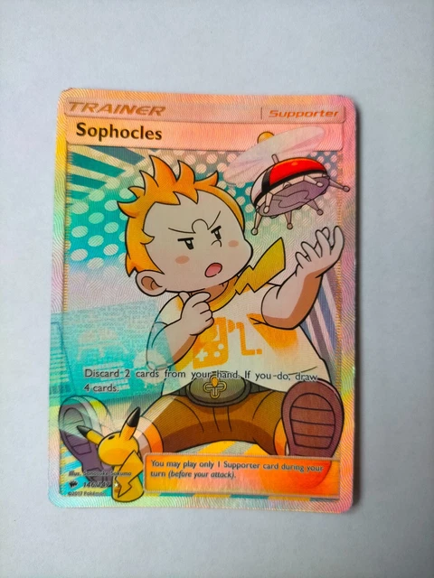Pokémon TCG Sophocles Burning Shadows 146/147 Holo Full Art Rare Pokemon Card