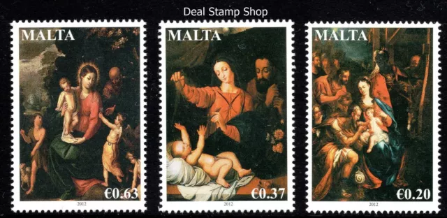 Malta 2012 Christmas Complete Set  Unmounted Mint