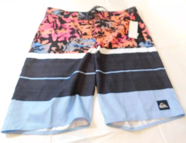 Mens Quiksilver Boardshorts Board Shorts Swim Short 32 Slab Island 21 BJQ6