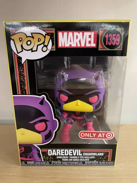 Funko Pop!: Marvel Daredevil Shadowland Blacklight Target (Exclusive) *IN HAND*