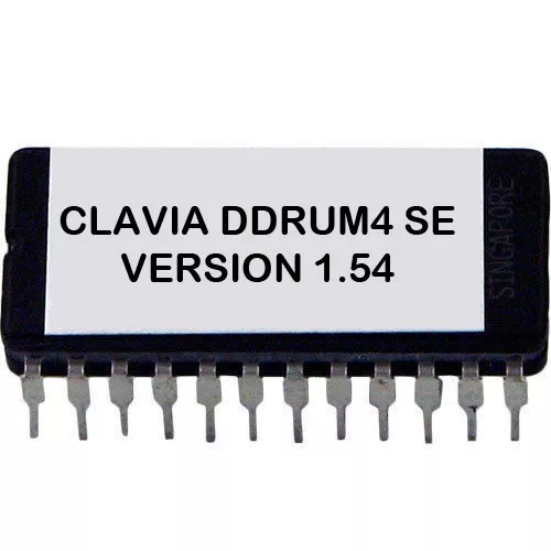 Clavia Ddrum 4 Se Version 1.54 Firmware OS Upgrade Eprom - Nouveau Features ROM