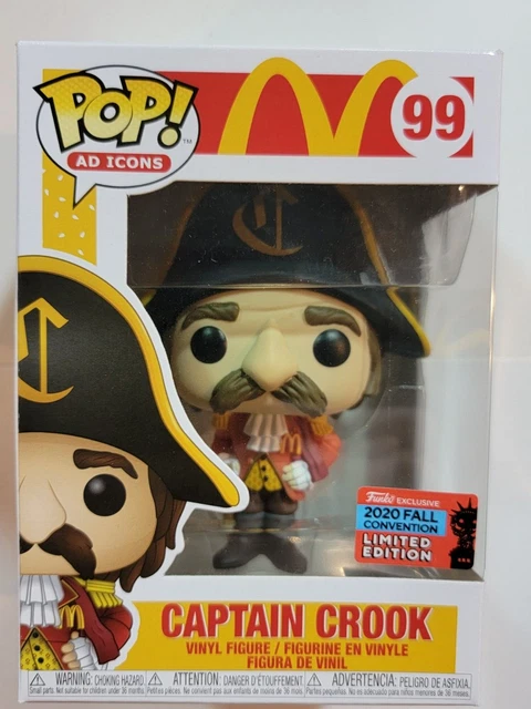 Mcdonalds Capitano Scettro Pop! Vinile Figura #99 Funko Ad Icon 2020 Fall Le