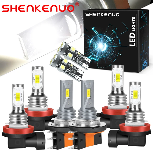Argo H7 LED Headlight Bulbs Kit For Ford Transit Courier – 6000K Cold White, 80W, 6 Bulbs