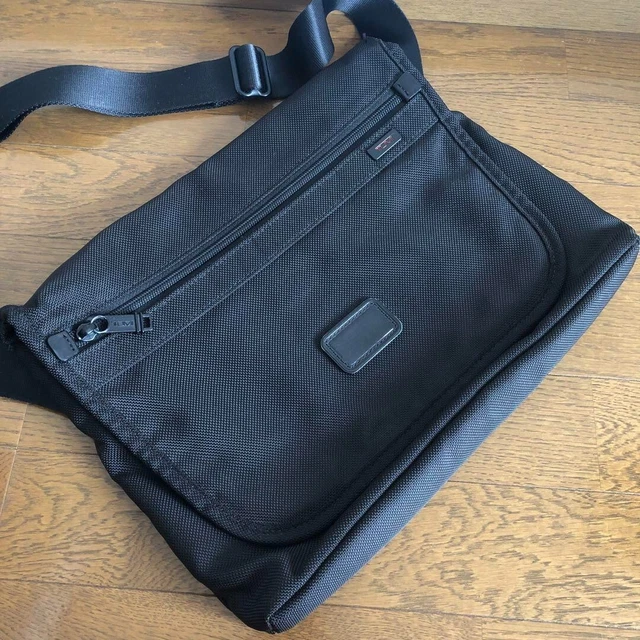 TUMI Alpha A4 Nylon Messenger Shoulder Bag, Black, W33xH30xD4cm,From JAPAN F/S
