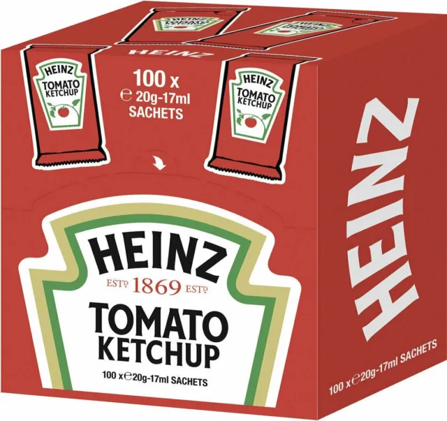 Heinz Ketchup Portionsbeutel 100 x 20g/17ml Beutel