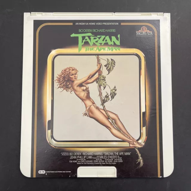Tarzan the Ape Man Vintage CED Movie VideoDisc 1981 Bo Derek MGM UA SelectVision