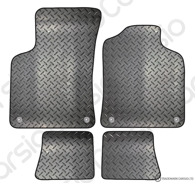 FOR AUDI TT MK1 1999 to 2006 Tailored 4 Piece Rubber Car Mat Set 4