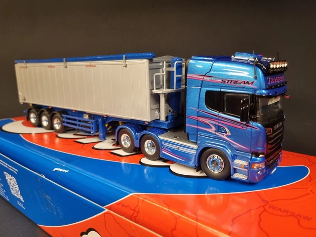 Transzone TEKNO TRANSZONE SCANIA Bluestream With Tipping Trailer .Wsi Imc Conrad ...