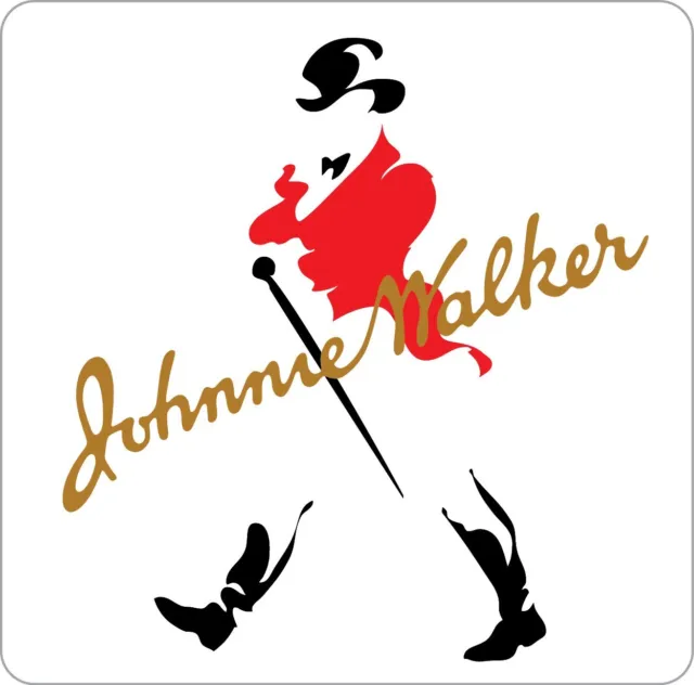 JOHNNIE WALKER Sticker Decal *DIFFERENT SIZES* Whiskey Scotch Alcohol Bar Wall