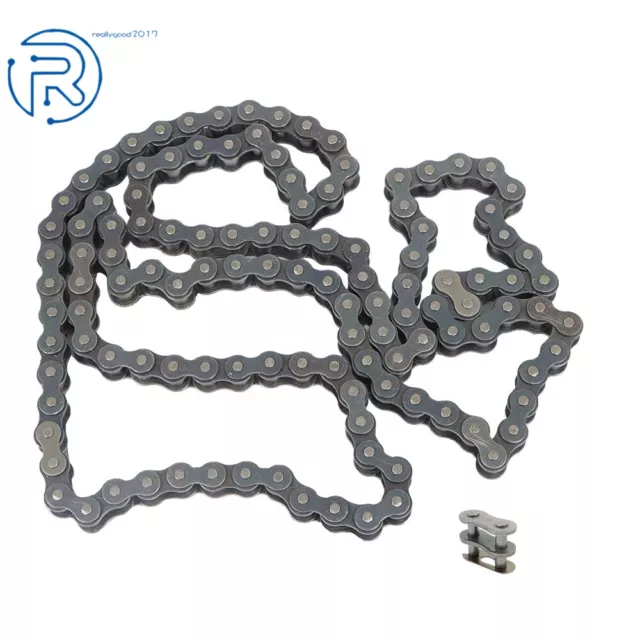Heavy Duty #80 Roller Chain × 10 Feet With 1 Connector