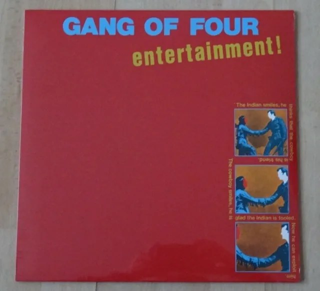 GANG OF FOUR Entertainment! NUMBERED LP Red Colour Vinyl Record MINT New Sealed