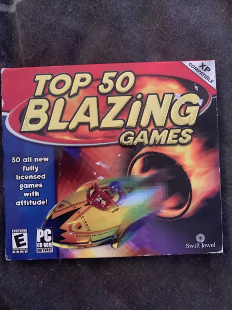 Top 50 Blazing Games Xp Compatible Cd(b79/3) Board Games Puzzles Arcade Games