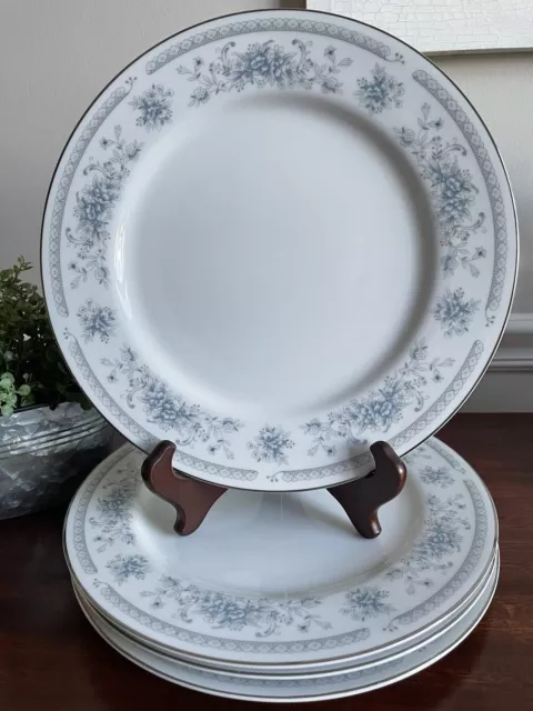 American Limoges Bridal Bouquet Dinner Plates Salem Heritage Set of 4
