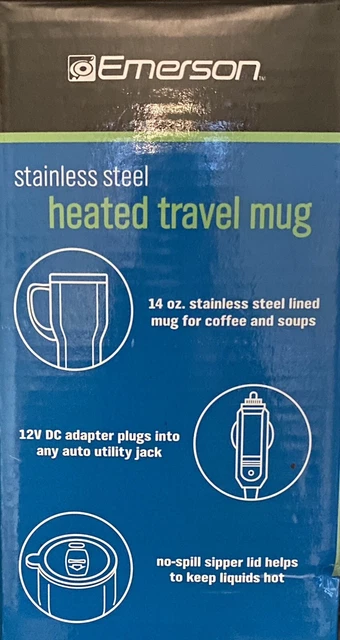 Emerson stainless steel heated travel mug 2