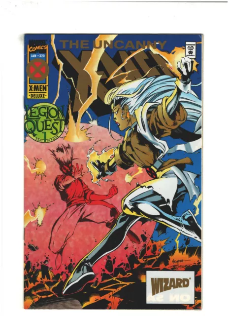 Uncanny X-Men #320 VF 8.0 Marvel Comics Wizard Gold, Legion Quest pt.1