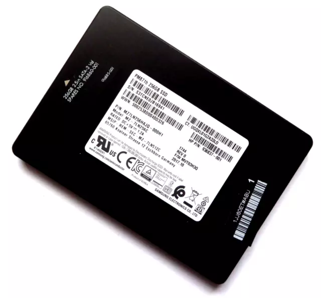 SAMSUNG PM871b | 256GB | 2.5" | SATA III | SSD HDD | 6GBPS | MZ7LN256HAJQ-000H1