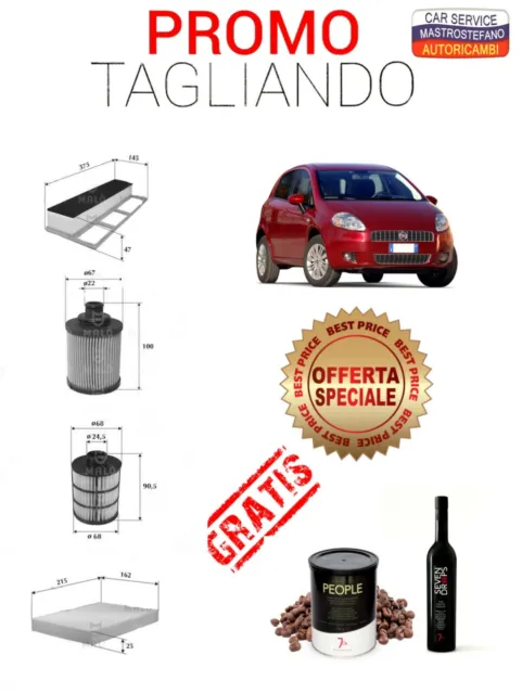 Kit Tagliando Fiat Panda 500 1.3 Multijet Lancia Ypsilon JTD EURO