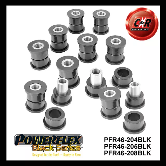 Powerflex Black Rrlink & Rrtoein + Sortie Moyeu Pour Skyline R32 R33 Gt-R GTS