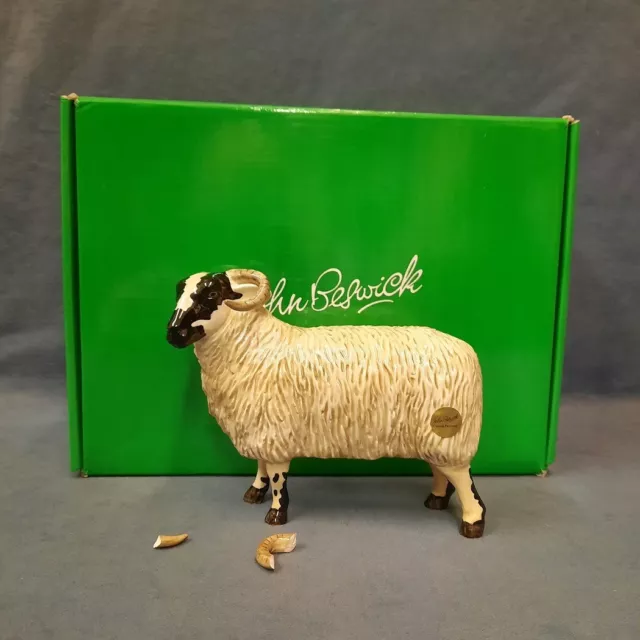 John Beswick Collectors Damaged Black Faced Ewe Figurine