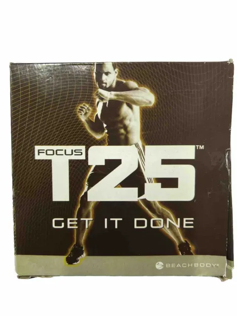 Beachbody FOCUS T25 Alpha + Beta Get It Done Workout DVD Set Missing 1 Disc