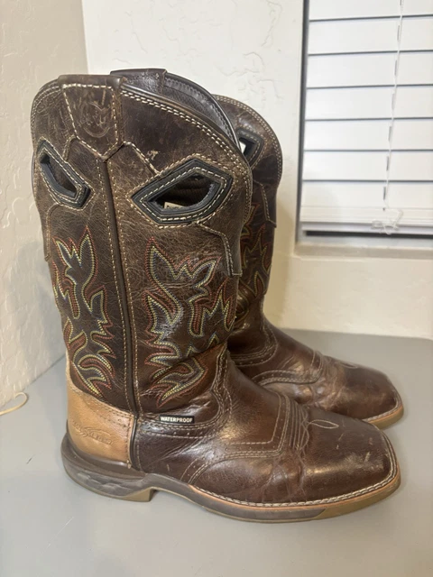 DOUBLE-H WORK WESTERN Boots Mens 9.5 D Gel Ice Cowboy Boots DH1552 ...