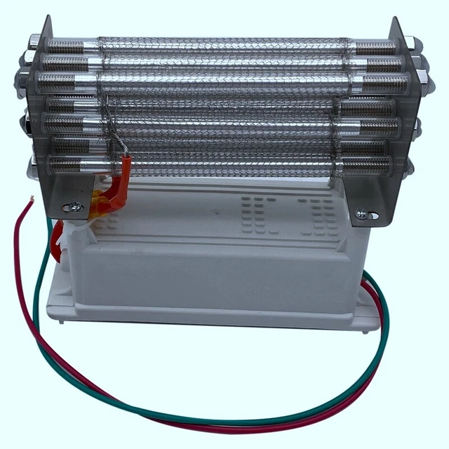 Generatore di Ozoner 32,000 MG/h 2 Modalità di Purificazione Aria e Acqua Depuratore di Aria Ozoner Eliminatore di Odori con Timer 120 Minuti per Ufficio Ristorante Hotel Garage