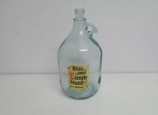 Glasballon 5 Liter, Weinballon, Schnapsflasche, ohne Verschluss und Zubehör