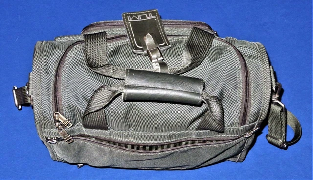 TUMI, 261M3, Green Carry on Bag Shoulder Travel Luggage, 15" by 8" by 10"