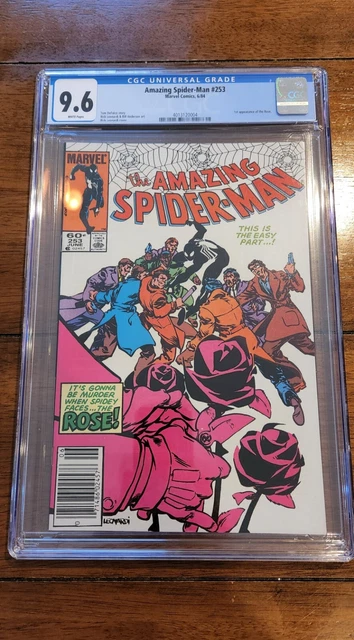 Amazing Spider-Man 253 [NEWSSTAND] CGC 9.6 - 1st First App. Rose - Kingpin's Son