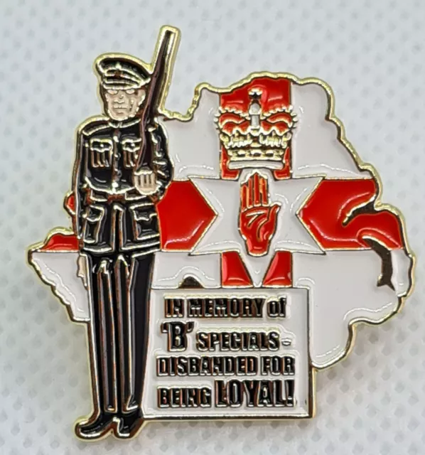"B" Specials Enamel Badge