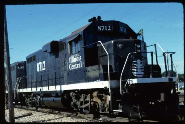 Original Rail Slide - IC Illinois Central 8712 no location 9-2-1990