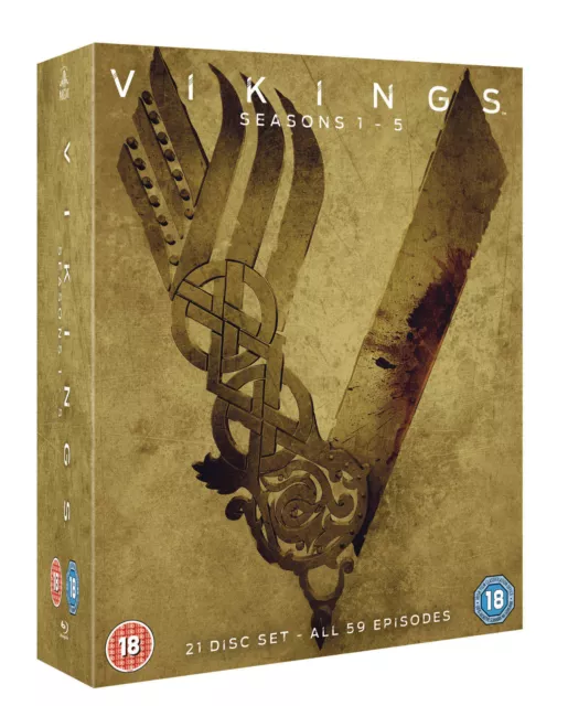 Vikings: The Complete Seasons 1-5 (Blu-ray) Various 2