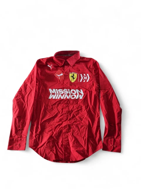 BRAND NEW Ferrari F1 Team Issue Mission Winnow Shirt Medium