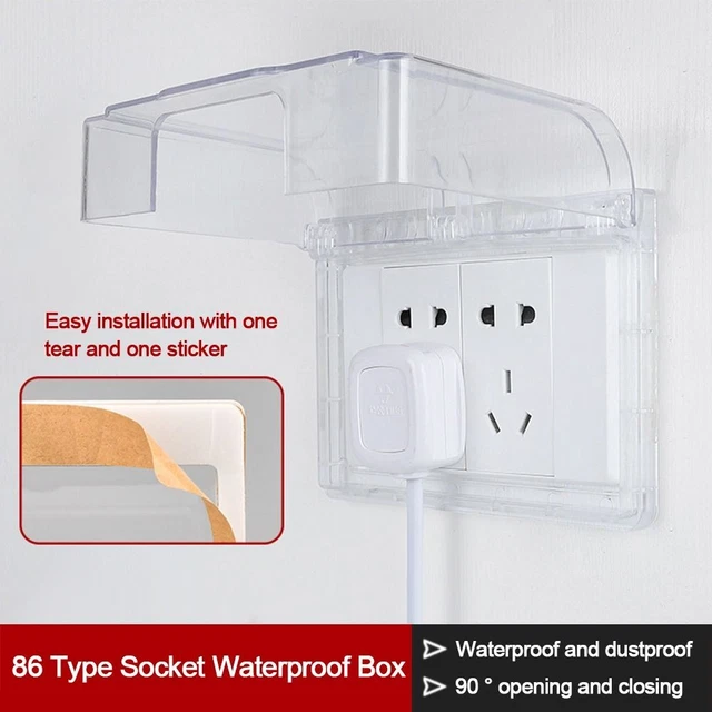 Interruttore in plastica custodia protettiva autoadesiva protezione ockel bagno