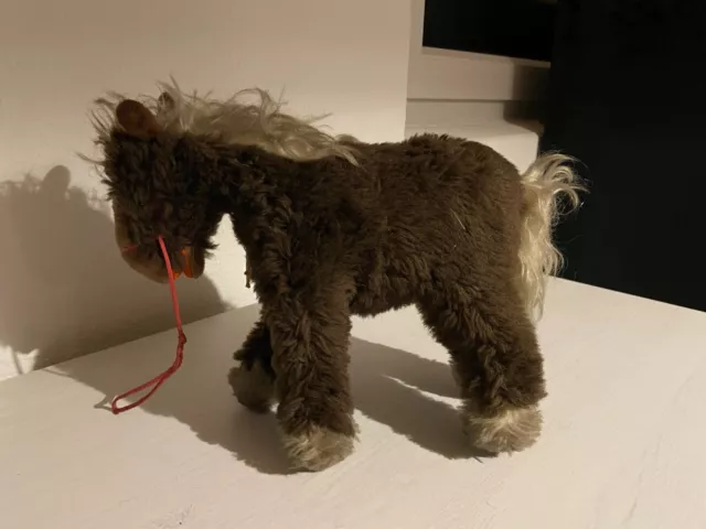 Steiff Cosy Pony Pferd Plüschtier braun vintage 2