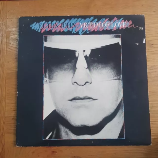 ELTON JOHN Victim Of Love - Vinyl LP - A7 B8 - Rocket - 1979 with Inner Sleeve