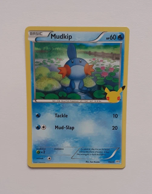 POKEMON MCDONALDS 2021 Cards TCG 25th Anniversary Mudkip £1.80