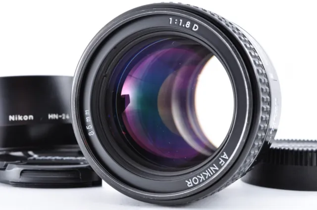 Nikon AF Nikkor 85mm F/1.8 D Portrait Prime Lens F Mount From Japan [Hood/Exc+4]