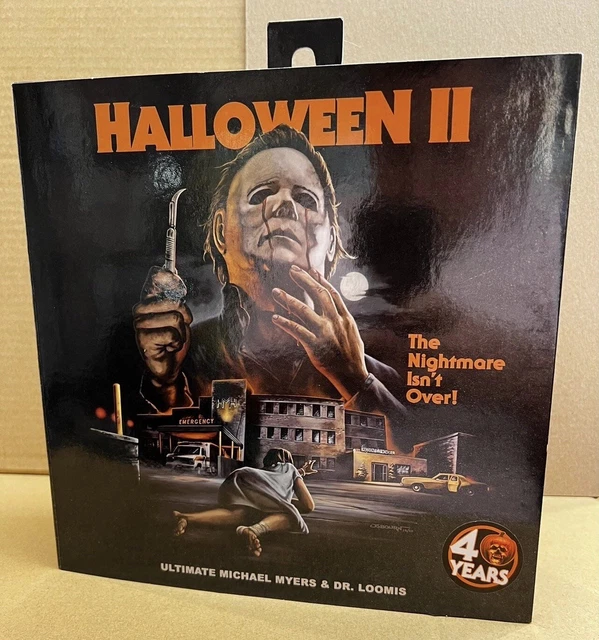 NECA MICHAEL MYERS & DR. LOOMIS Halloween 2 1981 Movie 7" Action Figure 2pk NIB