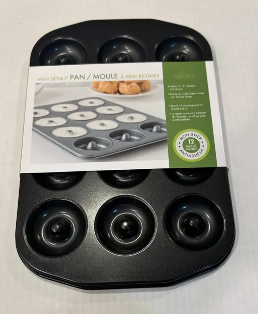 New - Fox Run Nonstick 12-Hole Mini Donut Pan from Taste Home Subscription Box