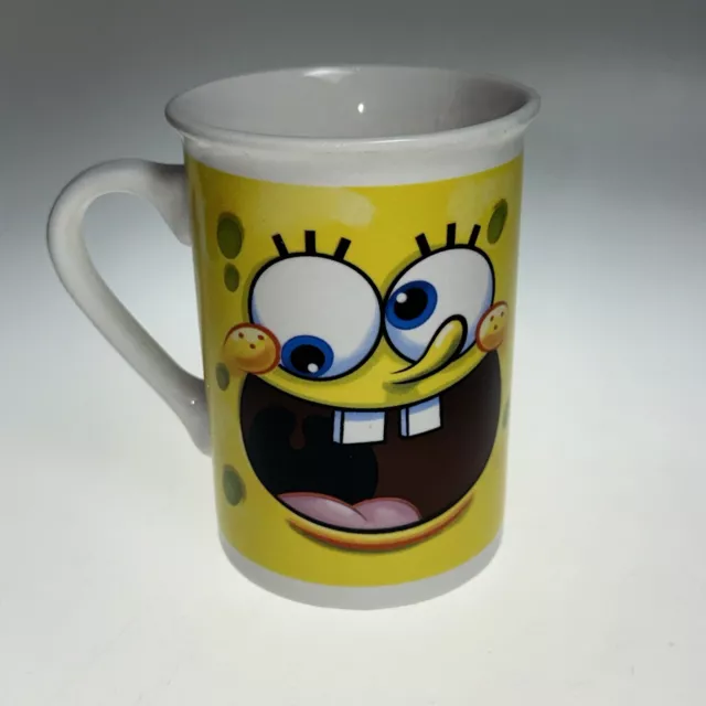 Sponge Bob Square Pants Double Sided 10oz. Coffee/Tea Mug Viacom 2010