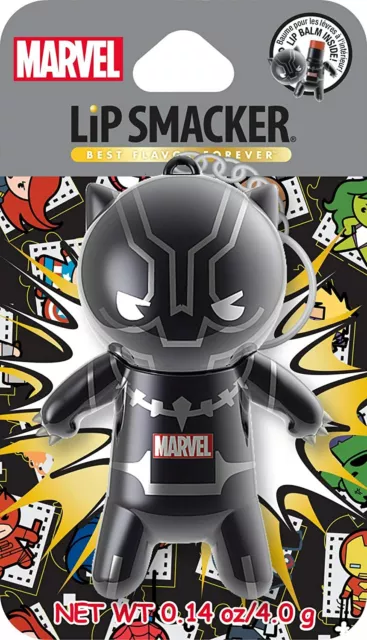 Lip Smacker Marvel Superhero Balm, Black Panther, Tangerine Flavor 0.14 oz