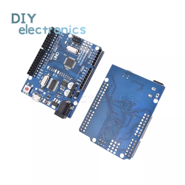 UNO R3 ATMEGA328P-16AU MICRO USB Entwicklungsboard kompatibel zu Arduino